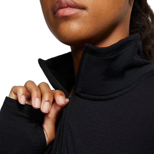 Nike Sphere Element Half Zip Womens Long Sleeve Running Top - Black