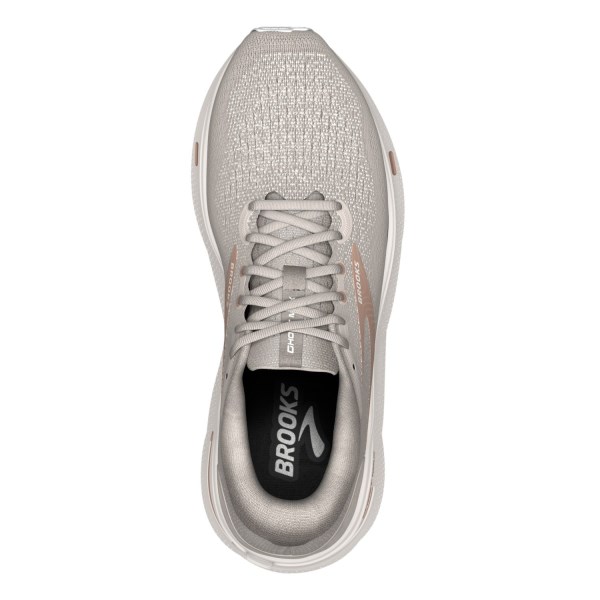 Brooks Ghost Max - Womens Running Shoes - Crystal Grey/White