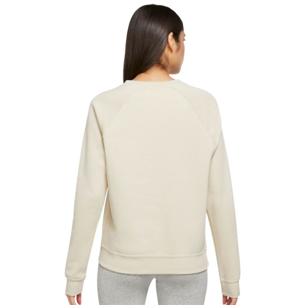 Nike Sportswear Essential Fleece Crew Womens Sweatshirt - Rattan White
