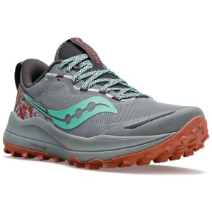 Saucony Xodus Ultra 2 - Womens Trail Running Shoes - Fossil/Soot