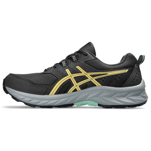 Asics Gel Venture 9 - Mens Trail Running Shoes - Graphite Grey/Faded Yellow