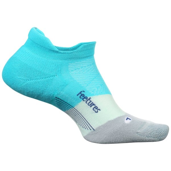 Feetures Elite Light Cushion No Show Tab Running Socks - A.I. Aqua