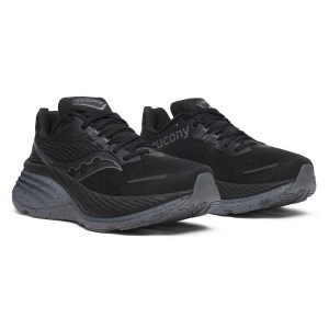 Saucony Hurricane 24 - Womens Running Shoes - Black/Shadow