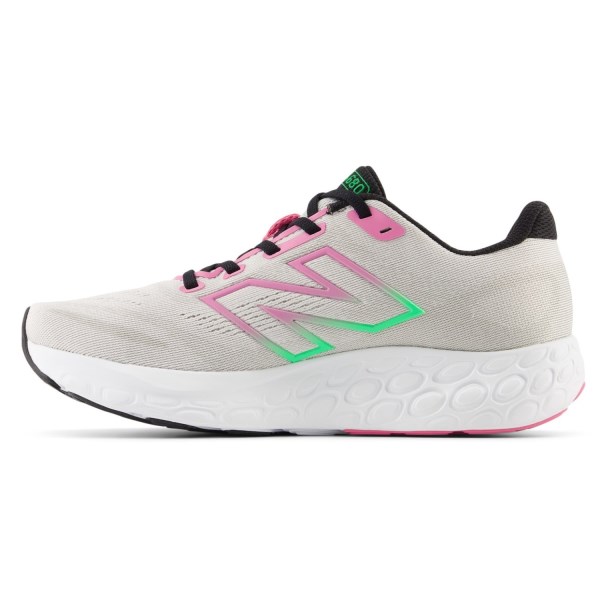 New Balance Fresh Foam 680v8 - Womens Running Shoes - Grey Matter/Black/Real Pink