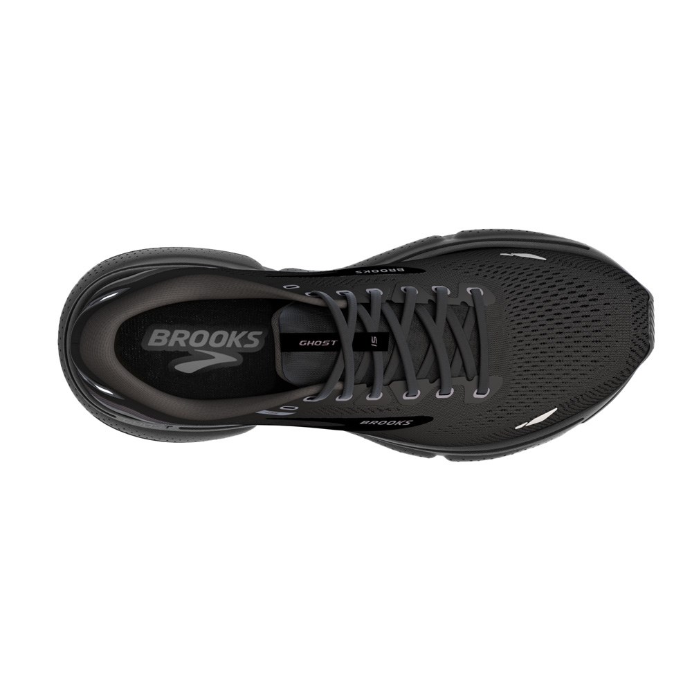 Brooks Ghost 15 - Mens Running Shoes - Triple Black | Sportitude Running
