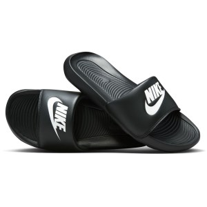 Nike Victori One - Womens Slides - Black/White