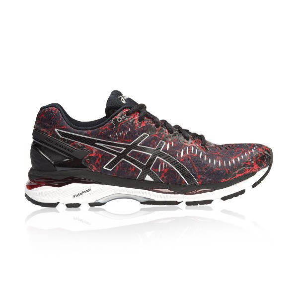 Asics Gel Kayano 23 Limited Edition - Mens Running Shoes - Vermilion/Black/Silver