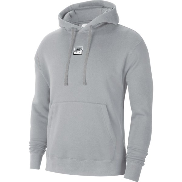 Nike Sportswear Air Pullover Mens Hoodie - Grey Heather/Wolf Grey/Black