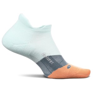 Feetures Elite Light Cushion No Show Tab Running Socks - Blue Glass