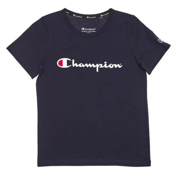 Champion Script Kids T-Shirt - Navy