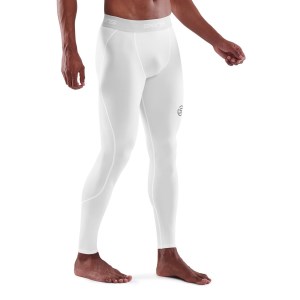 Skins Series-1 Mens Compression Long Tights - White