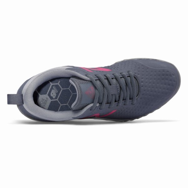 New Balance Slip Resistant Fresh Foam 806 - Womens Work Shoes - Grey/Berry
