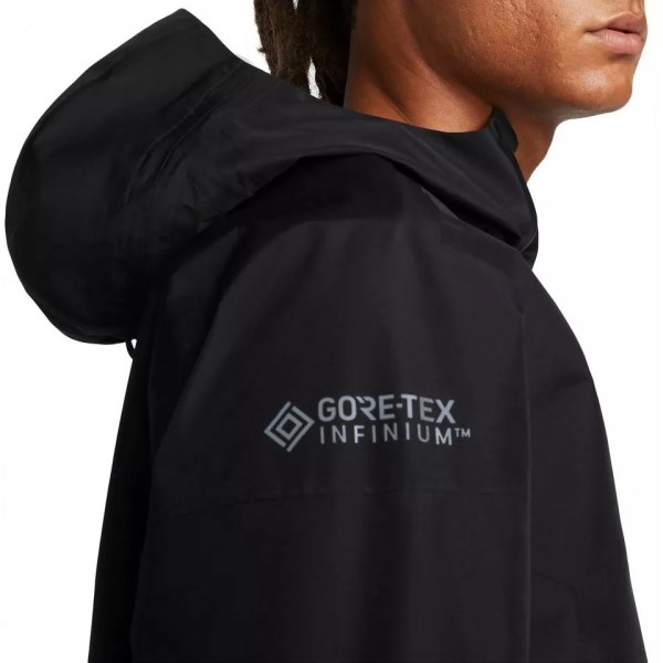 Nike Gore-Tex Infinium Hooded Mens Trail Running Jacket - Black