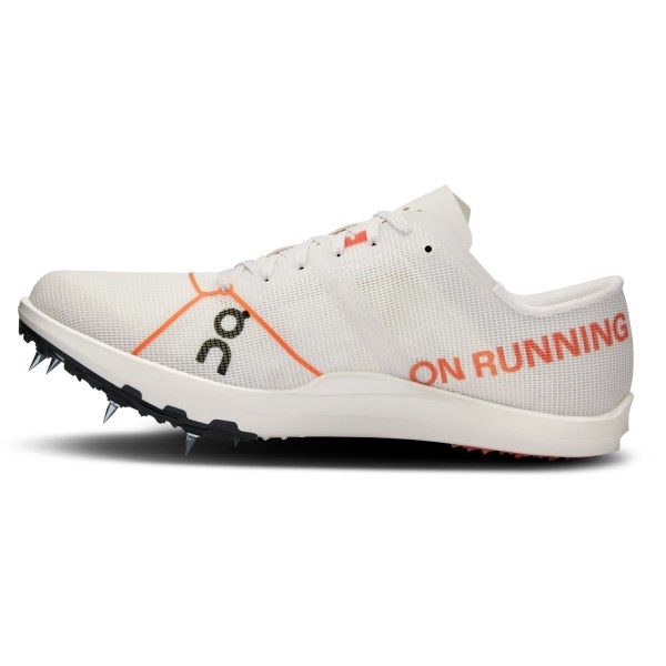 On CloudSpike XC - Womens Cross Country Running Spikes - Frost/White