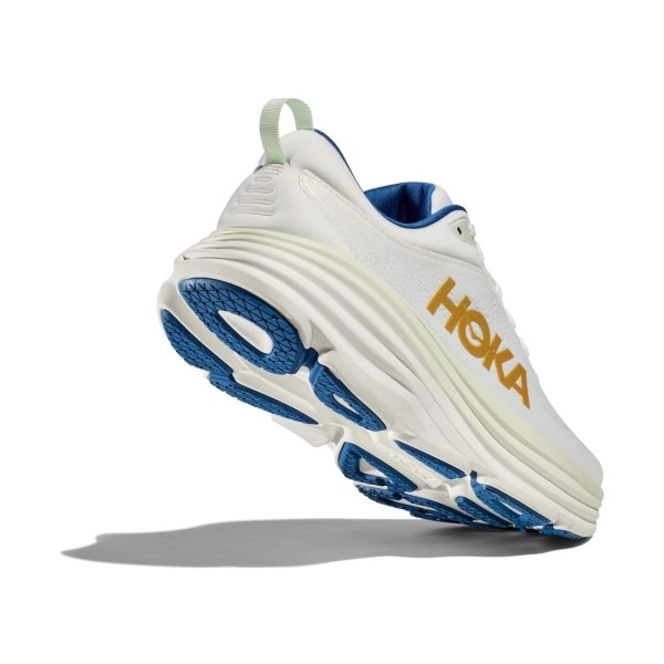 Hoka Bondi 8 - Mens Running Shoes - Frost/Gold