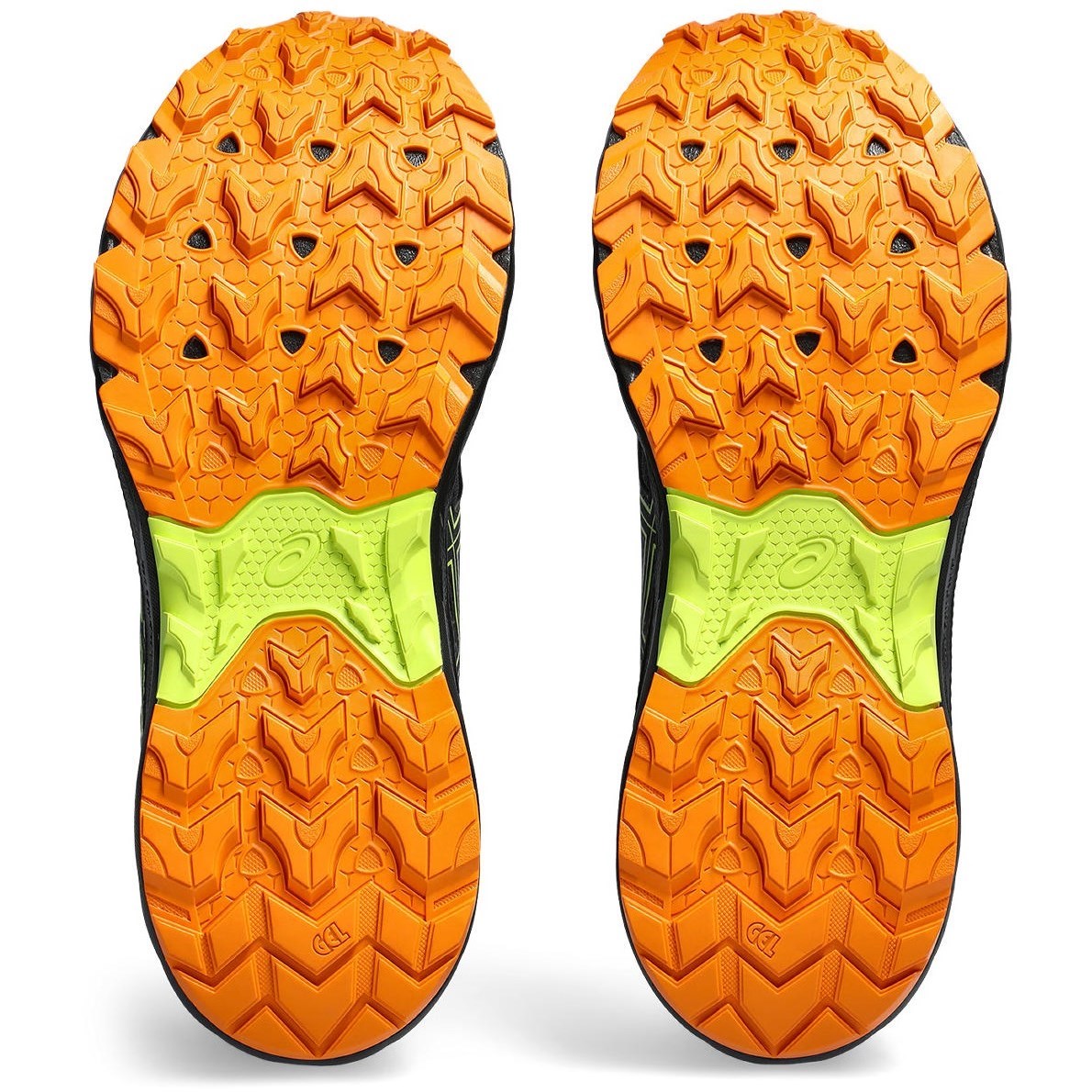Asics Gel Venture 9 - Mens Trail Running Shoes - Black/Neon Lime ...