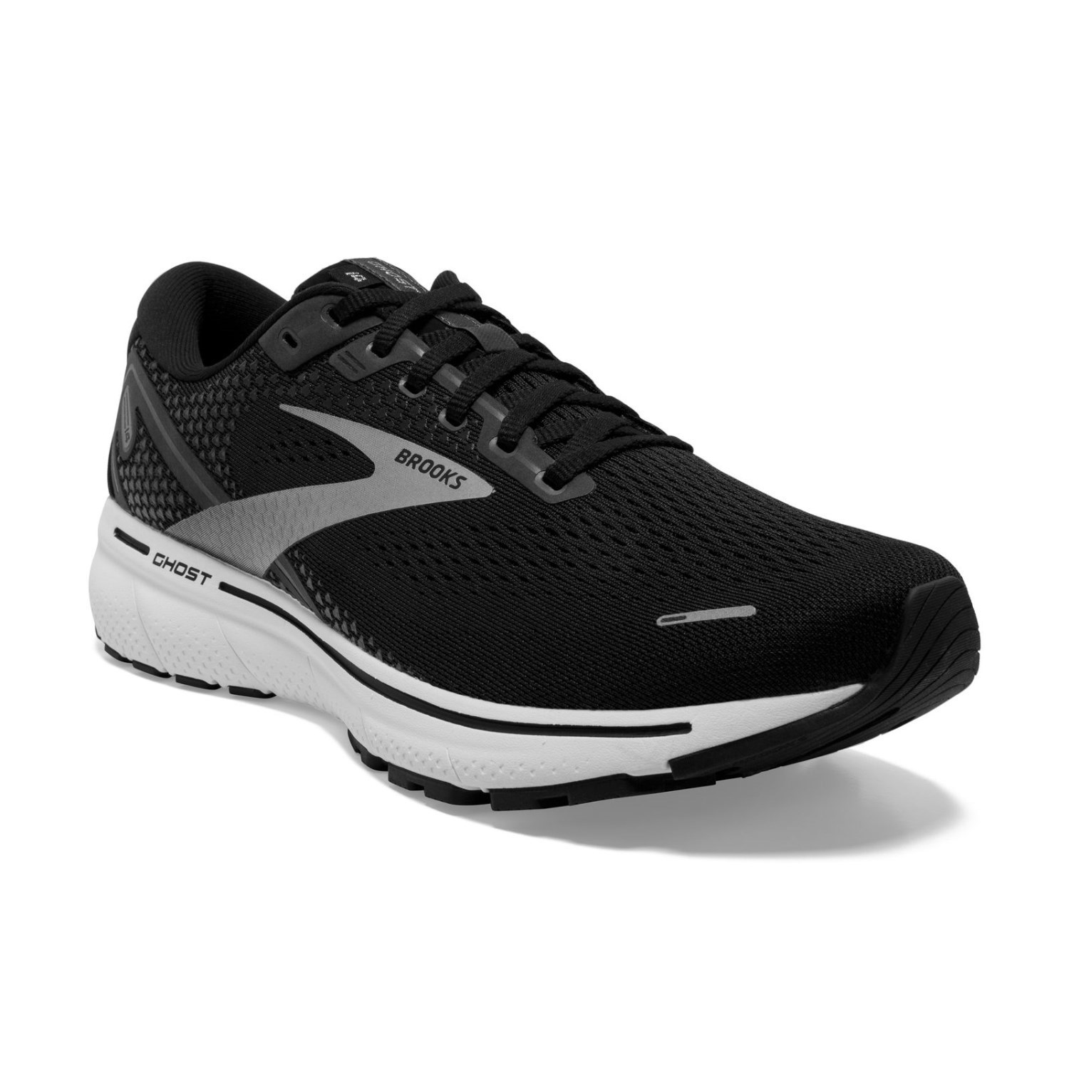 Brooks Ghost 14 - Mens Running Shoes - Black/White | Sportitude