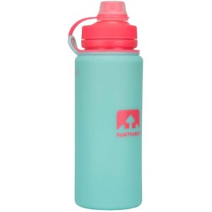 Nathan FlexShot BPA Free Water Bottle - 750ml - Blue Light/Pink
