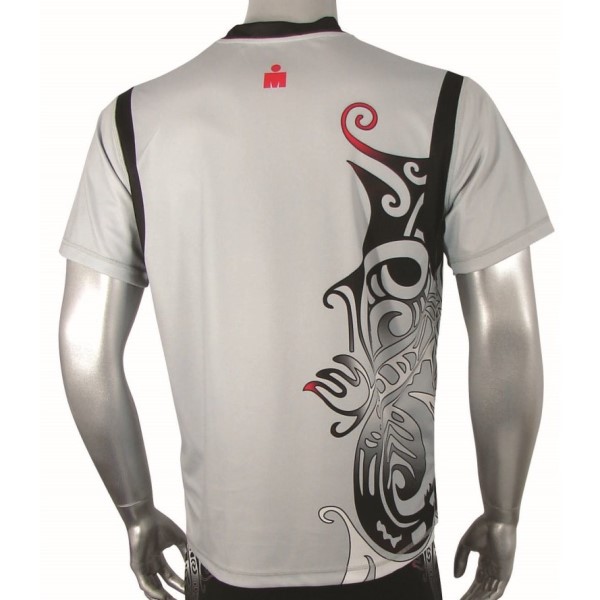 Ironman Cool Max Unisex Running Shirt - Silver/Black