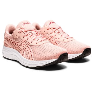 Asics Gel Excite 9 GS - Kids Running Shoes - Frosted Rose/Cranberry