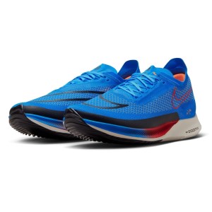 Nike ZoomX Streakfly - Mens Road Racing Shoes - Photo Blue/University Red/Black