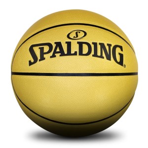 Spalding Gold Composite Indoor/Outdoor Basketball - Size 7 - Gold