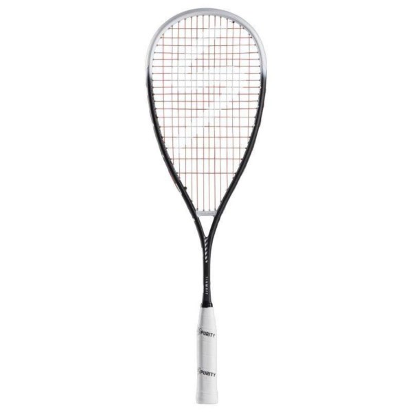 Salming Grit Feather Squash Racquet - Black/White