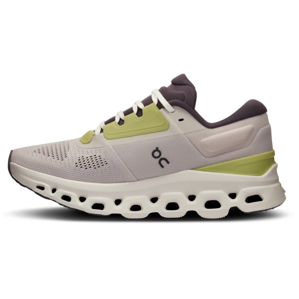 On Cloudstratus 3 - Womens Running Shoes - Pearl/Ivory
