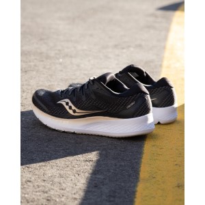 Saucony Ride ISO 2 - Womens Running Shoes - Black/Gold