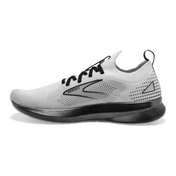 Brooks Levitate StealthFit 5 - Mens Running Shoes - White/Grey/Black