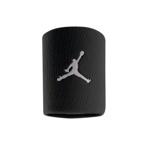 Jordan Jumpman Basketball Wristbands - Black/White