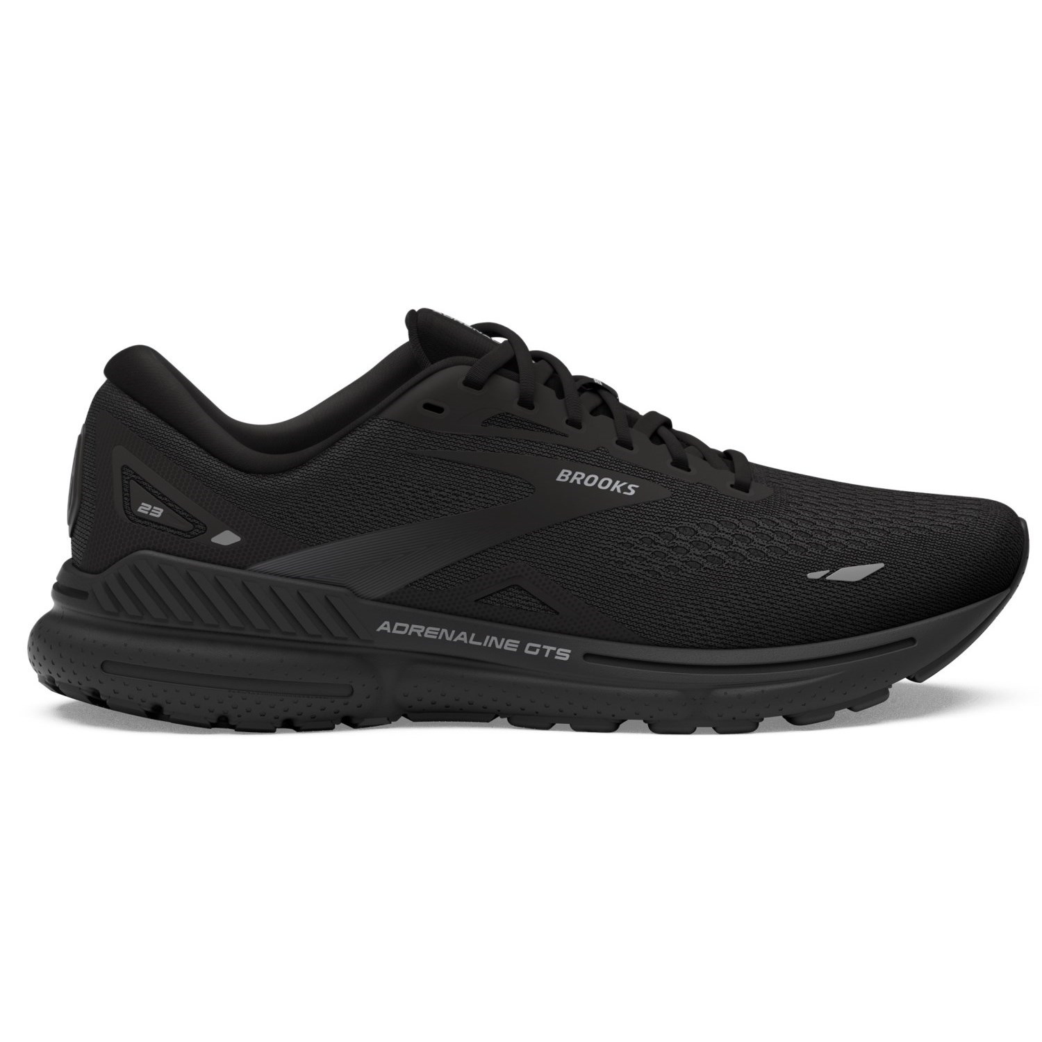 Brooks Adrenaline GTS 23 - Mens Running Shoes - Black/Black/Ebony ...