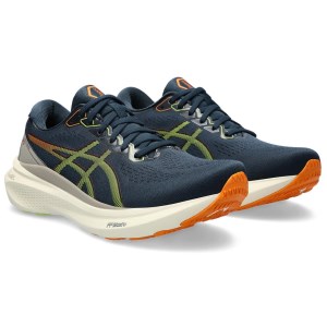 Asics Gel Kayano 30 - Mens Running Shoes - French Blue/Neon Lime