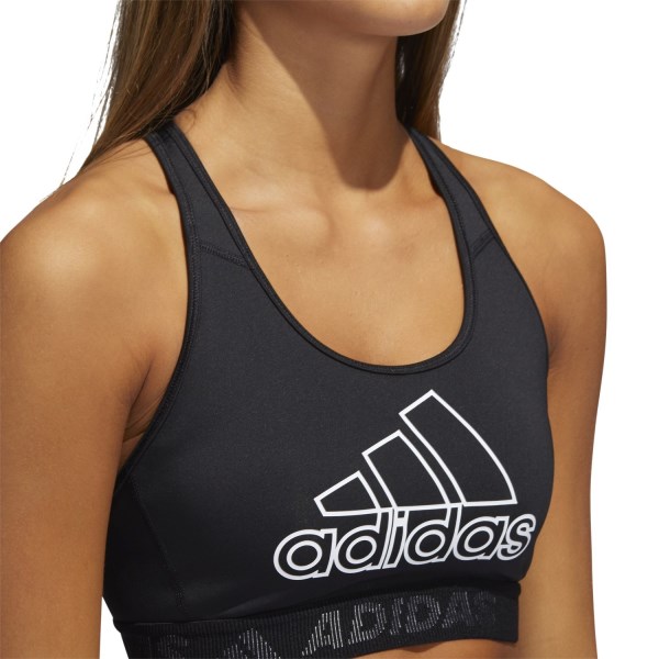 Adidas Don't Rest Badge Of Sport Womens Sports Bra - Black/White