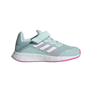 Adidas Duramo SL Velcro - Kids Running Shoes - Halo Mint/White/Screaming Pink