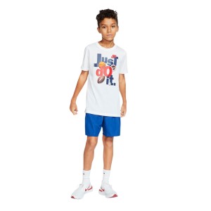 Nike Dri-Fit JDI Kids Boys Sports T-Shirt - White