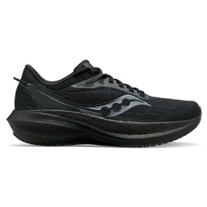 Saucony Triumph 21 - Mens Running Shoes - Triple Black