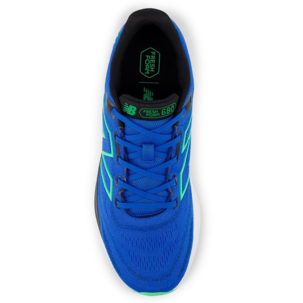 New Balance Fresh Foam 680v8 - Mens Running Shoes - Blue Oasis/Lime Leaf/Black