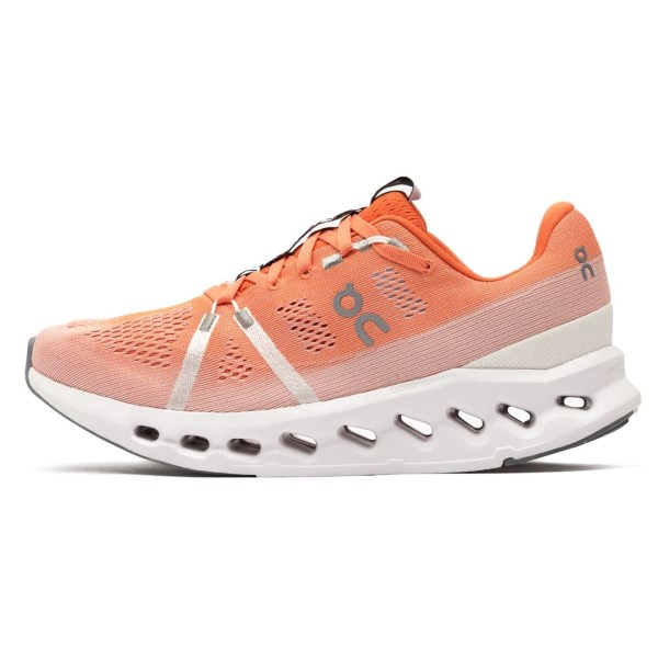 On Cloudsurfer 7 - Mens Running Shoes - Flame/White