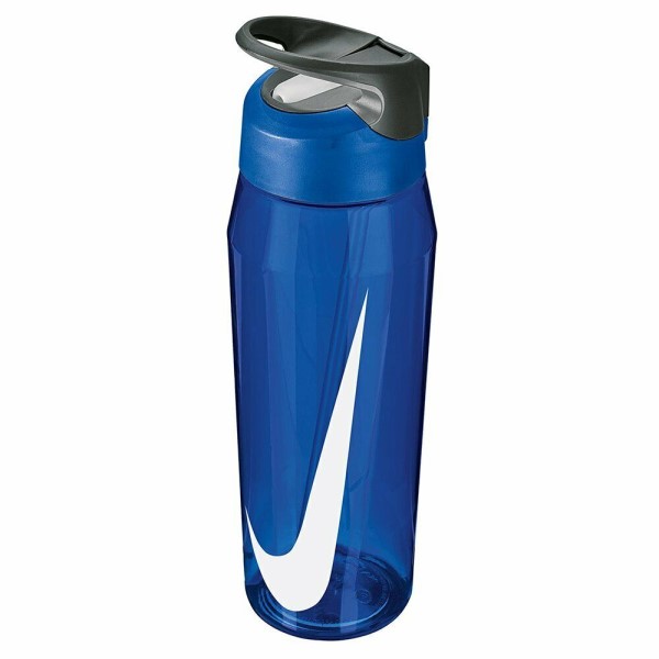 Nike TR Hypercharge Straw BPA Free Sport Water Bottle - 946ml - Game Royal/Cool Grey/White