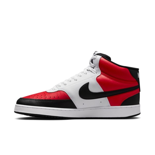 Nike Court Vision Mid - Mens Sneakers - University Red/Black/White