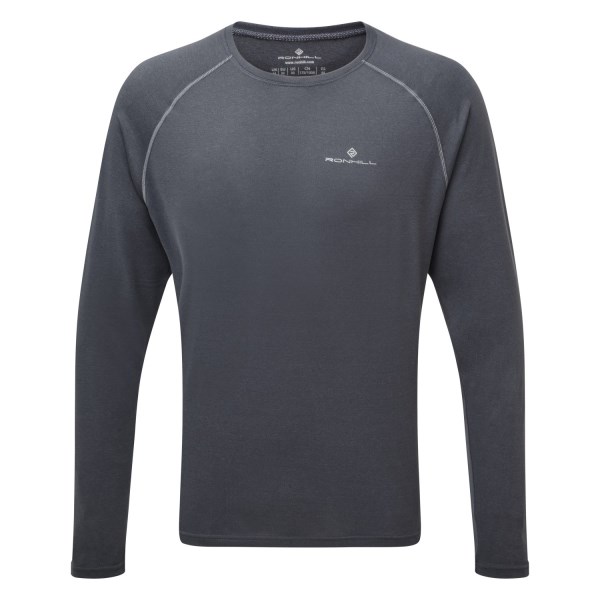 Ronhill Core Mens Long Sleeve Running T-Shirt - Charcoal Marl