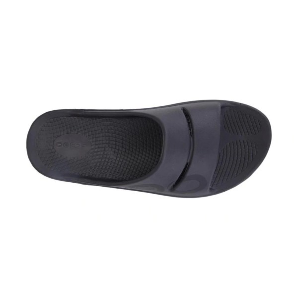 OOFOS OOAHH Sport - Unisex Recovery Slides - Matte Black