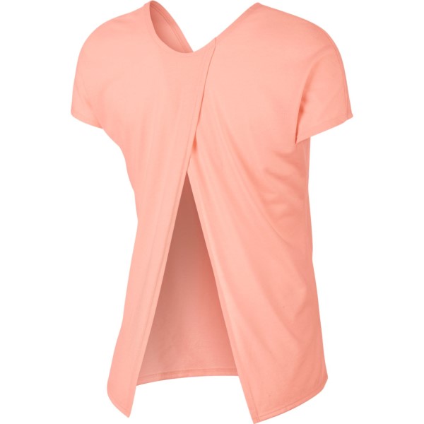 Nike Miler Soft X Back Womens Running T-Shirt - Storm Pink