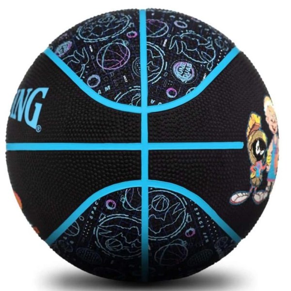 Spalding Space Jam New Legacy Line Up Outdoor Basketball - Size 3 - Black