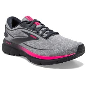 Brooks Trace 2 - Womens Running Shoes - Oyster/Ebony/Pink