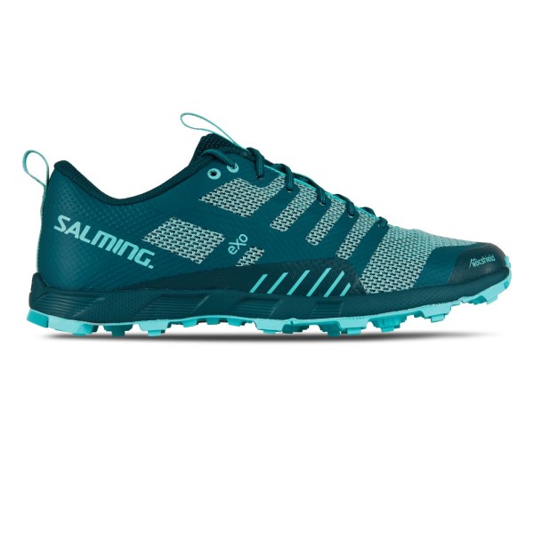 Salming OT Comp - Womens Trail Running Shoes - Deep Teal/Aruba Blue