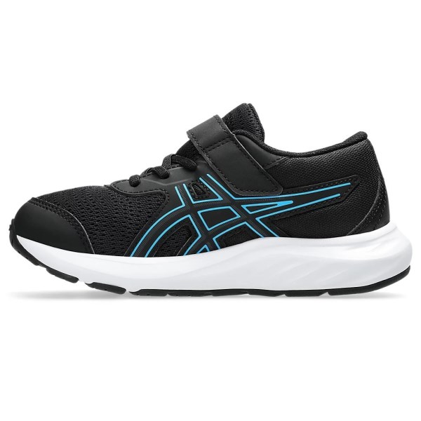 Asics Contend 9 PS - Kids Running Shoes - Black/Digital Aqua