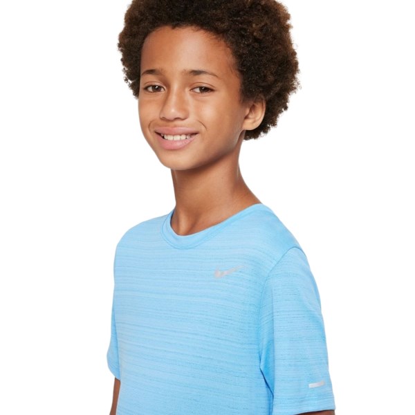 Nike Dri-Fit Miler Kids Running T-Shirt - University Blue