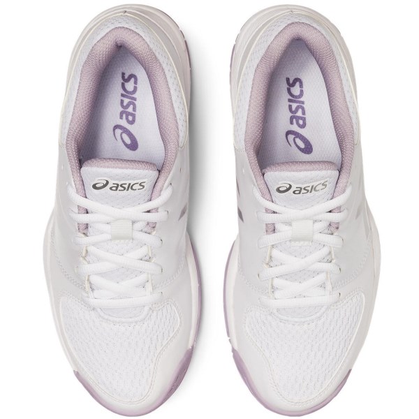 Asics Gel Netburner 20 GS - Kids Netball Shoes - White/Pure Silver